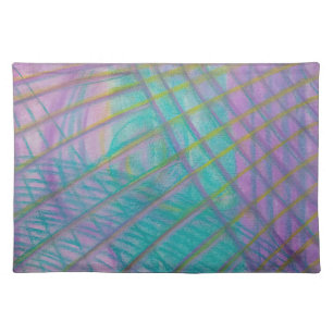 P34 Unique Colorful Abstract Art Cloth Placemat