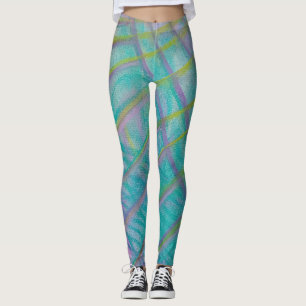 P34 Unique Colorful Abstract Art Leggings