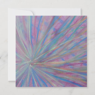 P36 Unique Colorful Abstract Art Card