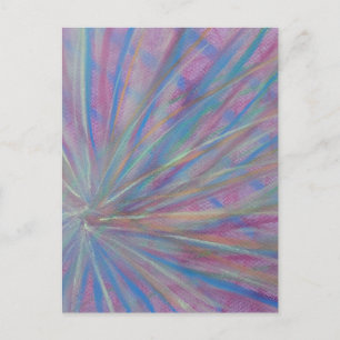 P36 Unique Colorful Abstract Art Postcard
