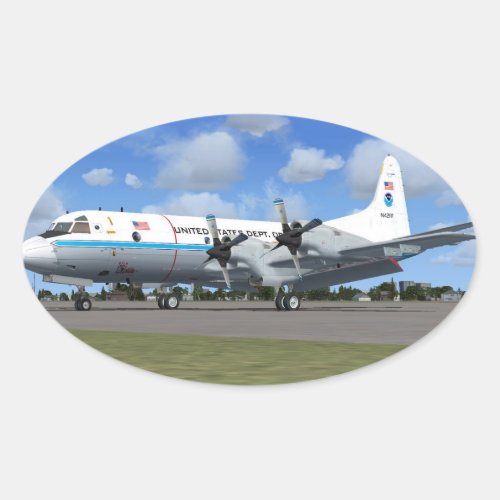 P3 Orion NOAA Weather Plane Stickers