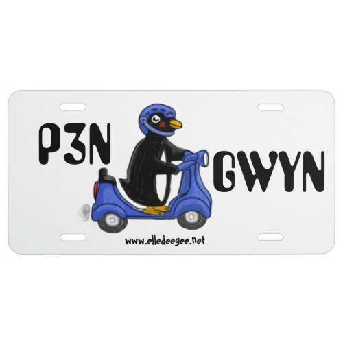 P3N GWYN License Plate