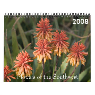 P4079331-LR-1, Flowers of the Southwest, 2008 Calendar