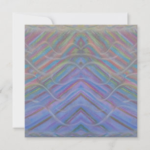P40M Unique Colorful Abstract Art Card