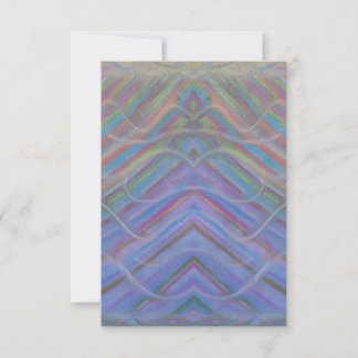 P40M Unique Colorful Abstract Art Card