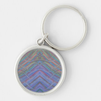 P40M Unique Colorful Abstract Art Keychain