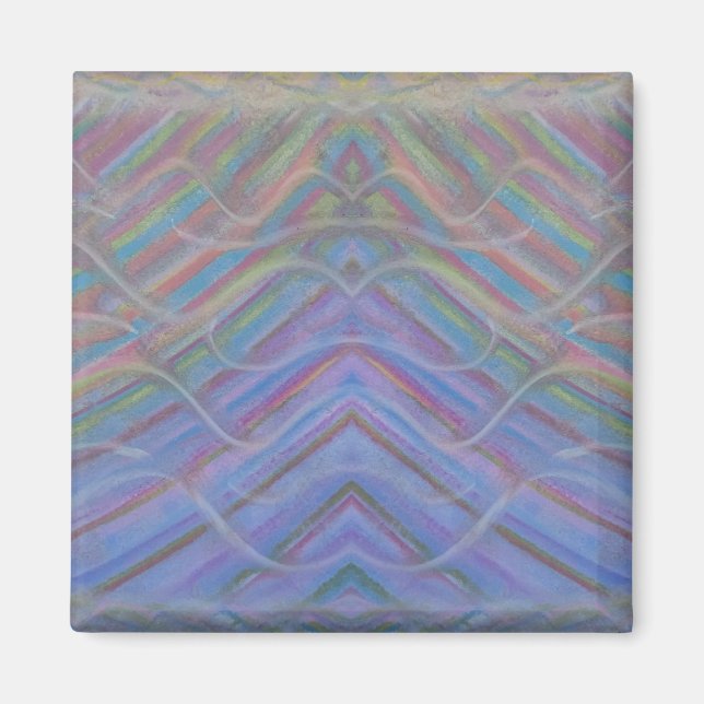 P40M Unique Colorful Abstract Art Magnet (Front)