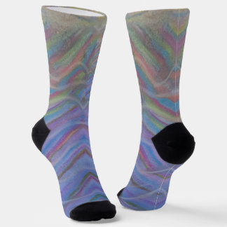 P40M Unique Colorful Abstract Art Socks