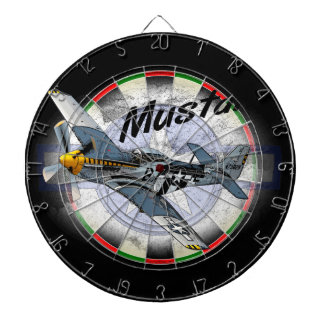 P51 Mustang Dartboard