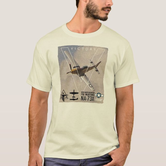 P51 Mustang T Shirt (Front)
