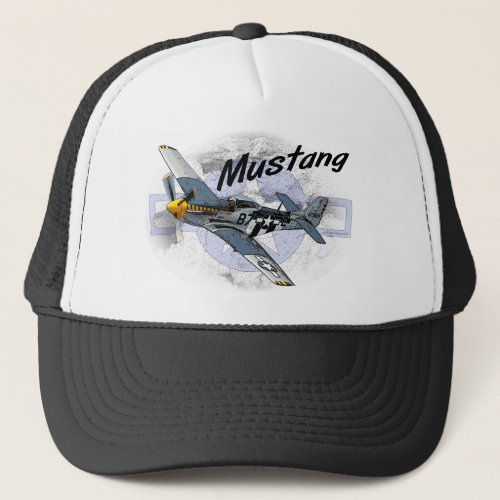 P51 Mustang Trucker Hat
