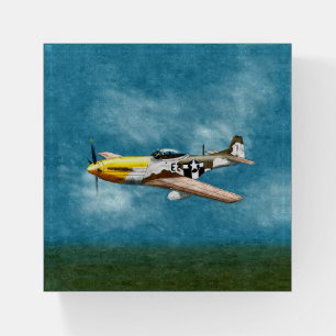 P51D Mustang 1944 ETO Paperweight