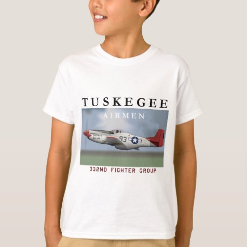 P51D Red Tail Mustang T_Shirt