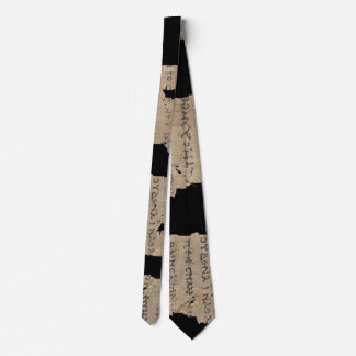 P52 Papyrus Fragment Tie–Earliest New Testament Neck Tie