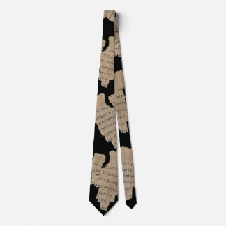 P52 Papyrus Fragment Tie–Earliest New Testament Neck Tie