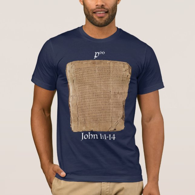 P66 Jn Beachfront 1:1-14 - Premium T-Shirt (Front)