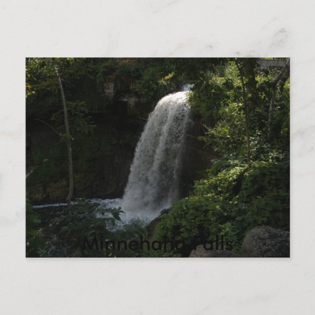 P8140044, Minnehaha Falls Postcard (Front)