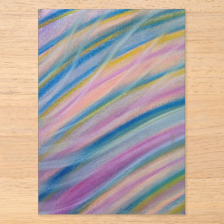 P8 Unique Colorful Abstract Art Acrylic Invitations
