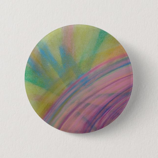 P9 Unique Colorful Abstract Art Button (Front)