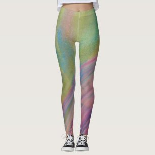 P9 Unique Colorful Abstract Art Leggings