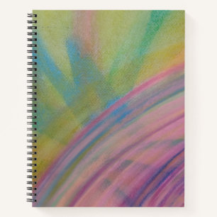 P9 Unique Colorful Abstract Art Notebook