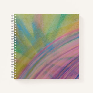 P9 Unique Colorful Abstract Art Notebook