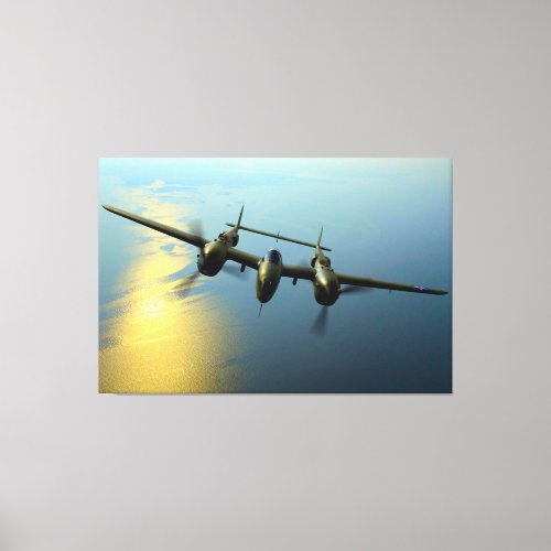 P_38 LIGHTNING 40x60 Canvas Print