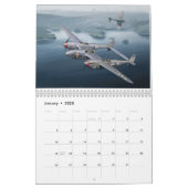 P-38 Lightning Authorized Calendar (Jan 2025)