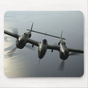 P-38 Lightning Fighter Aircraft Mouse Pad