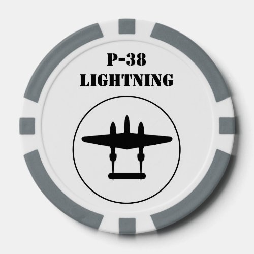 P_38 Lightning Poker Chips