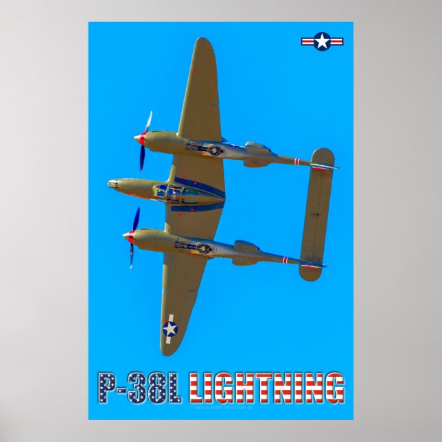 P-38L LIGHTNING POSTER (Front)