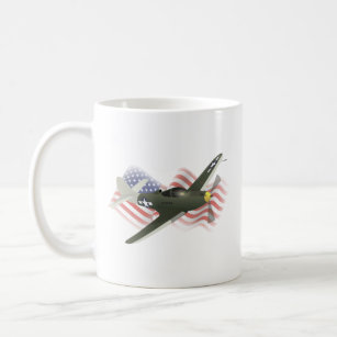 P-39 Airacobra WW2 Airplane Coffee Mug