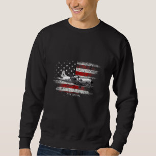 P 3 Orion Anti Submarine Airplane Flag Pilot Veter Sweatshirt