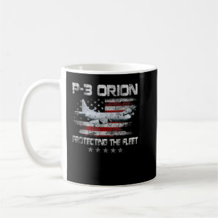 P-3 Orion Sub Hunter ASW Airplane Vintage Veterans Coffee Mug