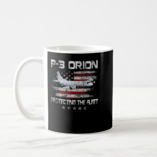 P-3 Orion Sub Hunter ASW Airplane Vintage Veterans Coffee Mug