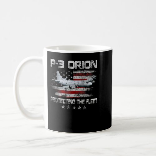 P_3 Orion Sub Hunter ASW Airplane Vintage Veterans Coffee Mug