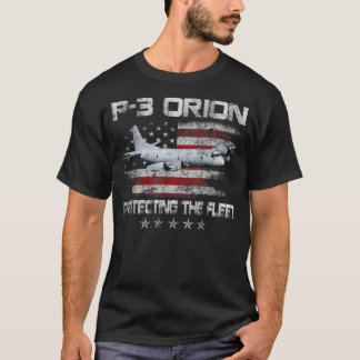 P-3 Orion Sub Hunter ASW Airplane Vintage Veterans T-Shirt