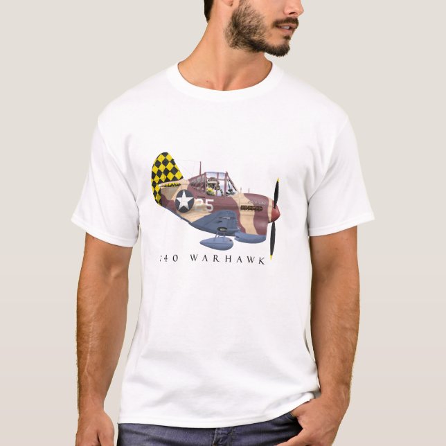 P-40 Checker Tail tee (Front)