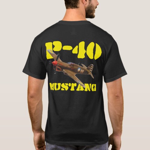 P_40 MUSTANG FLYING TIGER T_Shirt