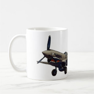 P-40 Warhawk aircraft Mugs & Cups