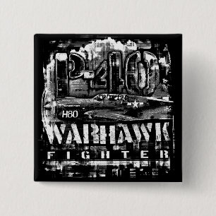 P-40 Warhawk Button