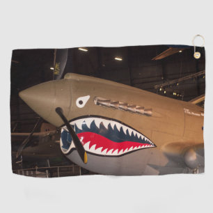 P-40 Warhawk Fighter Plane Golf Towel
