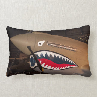 P-40 Warhawk Fighter Plane Lumbar Pillow