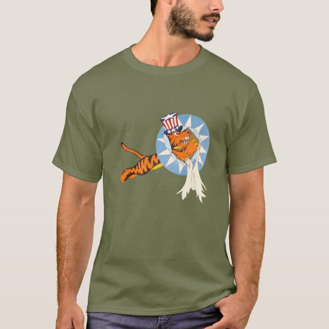P-40 Warhawk Fighter Plane T-Shirt (Front)