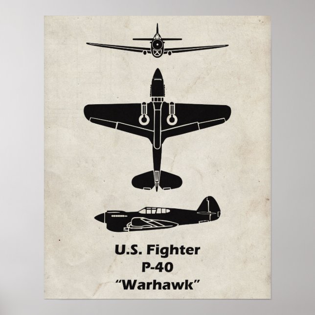 P-40 Warhawk Poster (Front)