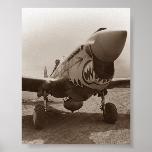 P_40 Warhawk _ World War 2 Poster