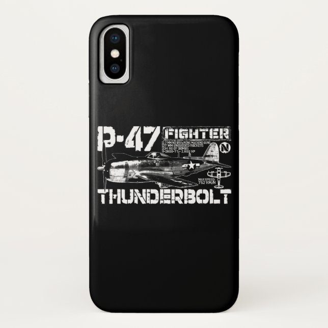 P-47 Thunderbolt Case-Mate iPhone Case (Back)