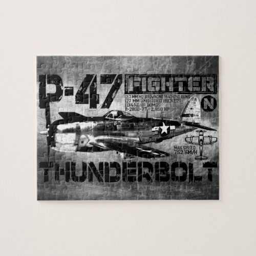 P_47 Thunderbolt Jigsaw Puzzle
