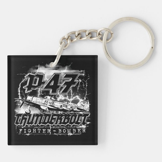 P-47 Thunderbolt Keychain (Back)