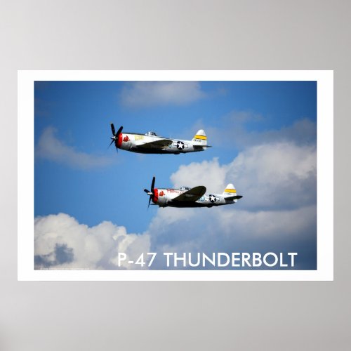P_47 THUNDERBOLT Nice Jugs Poster